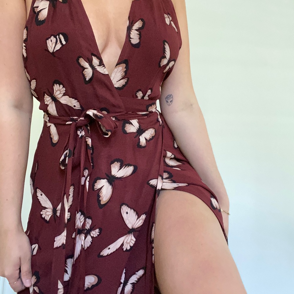 Reformation wrap dress